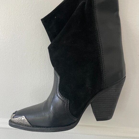Spell & the Gypsy Collective Ankle Boot Black Suede - Picture 2 of 4